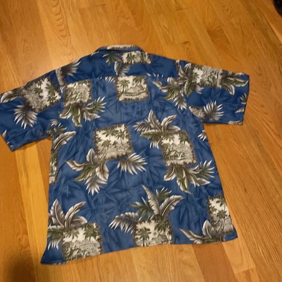 DC Classic Los Vegas Hawaiian Shirt 2XL Blue - Picture 2 of 8